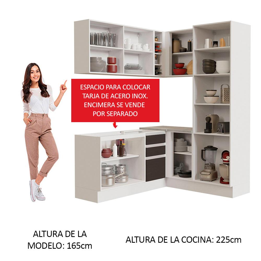 Foto 5 | Cocina Integral Completa Modular Madesa Glamy 329cm Bn 01