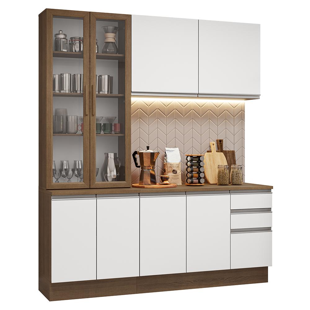 Foto 1 | Cocina Integral Completa Armario De Vidrio Madesa Glamy Mb 05