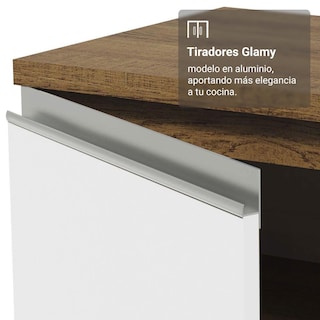 Foto 6 | Cocina Integral Completa Armario De Vidrio Madesa Glamy Mb 05