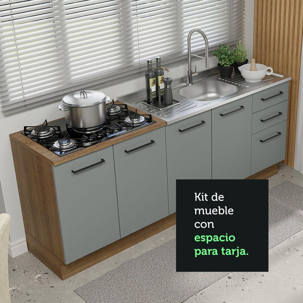 Foto 7 pulgar | Cocina Integral Completa Modular Madesa Thêmis 220cm Bg 01