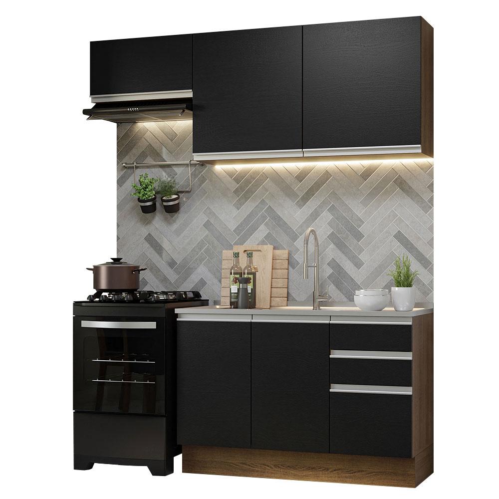 Foto 2 pulgar | Cocina Integral Completa Modular Madesa Glamy 180cm Mn 09