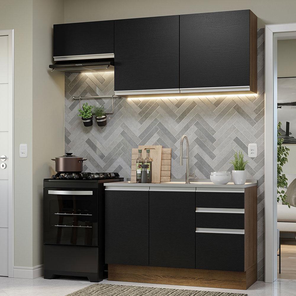 Foto 3 pulgar | Cocina Integral Completa Modular Madesa Glamy 180cm Mn 09