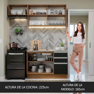 Foto 6 | Cocina Integral Completa Modular Madesa Glamy 180cm Mn 09