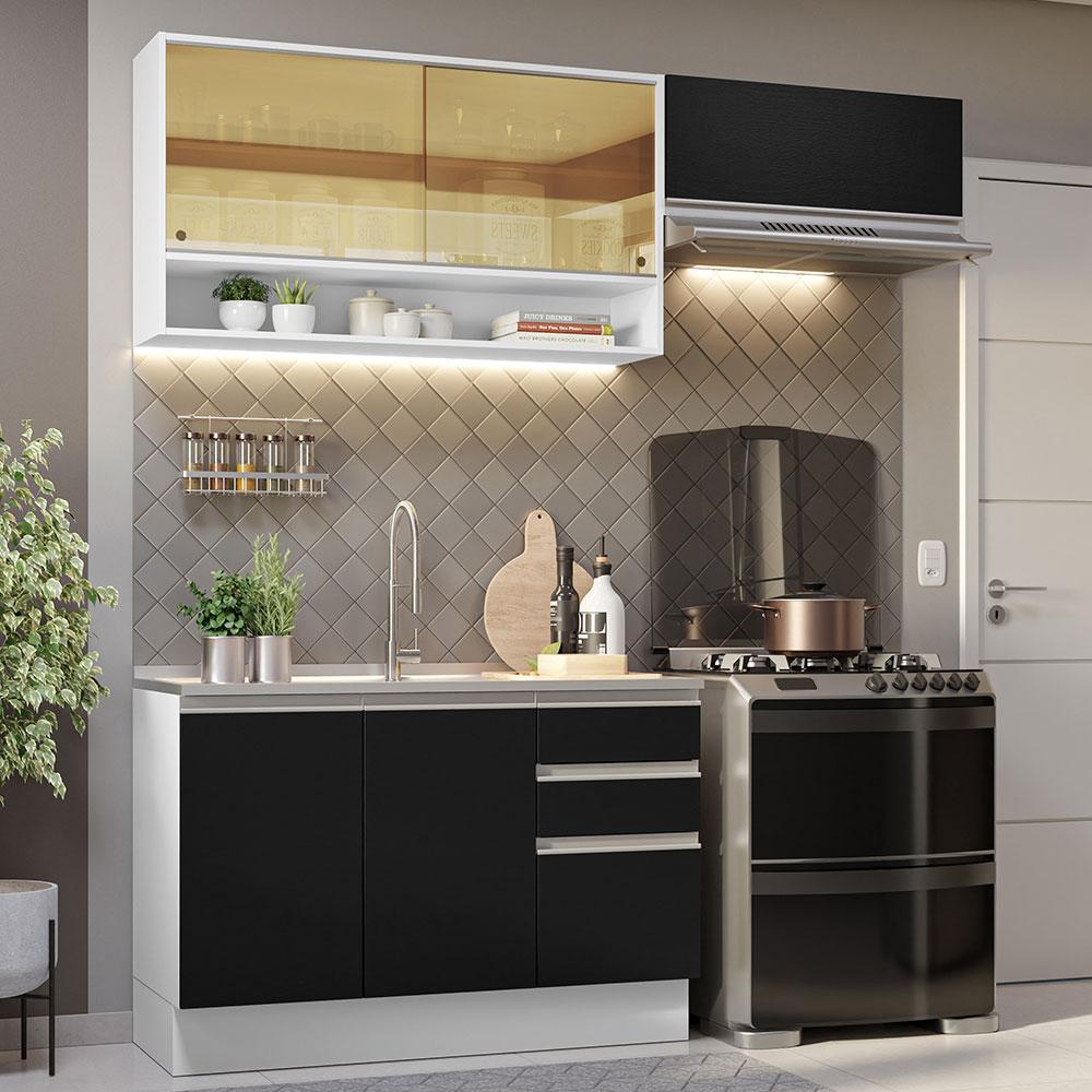 Foto 3 pulgar | Cocina Integral Completa Modular Madesa Glamy 200cm Bn 08