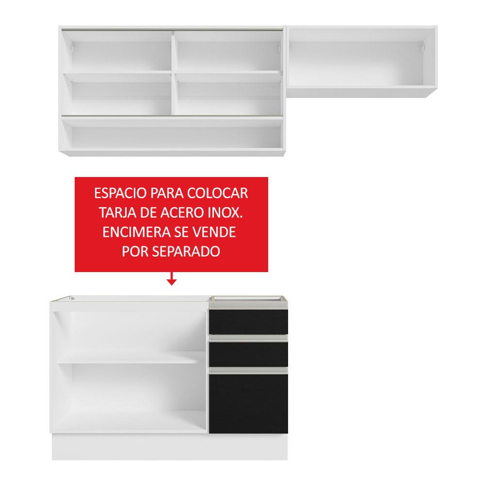 Foto 6 pulgar | Cocina Integral Completa Modular Madesa Glamy 200cm Bn 08