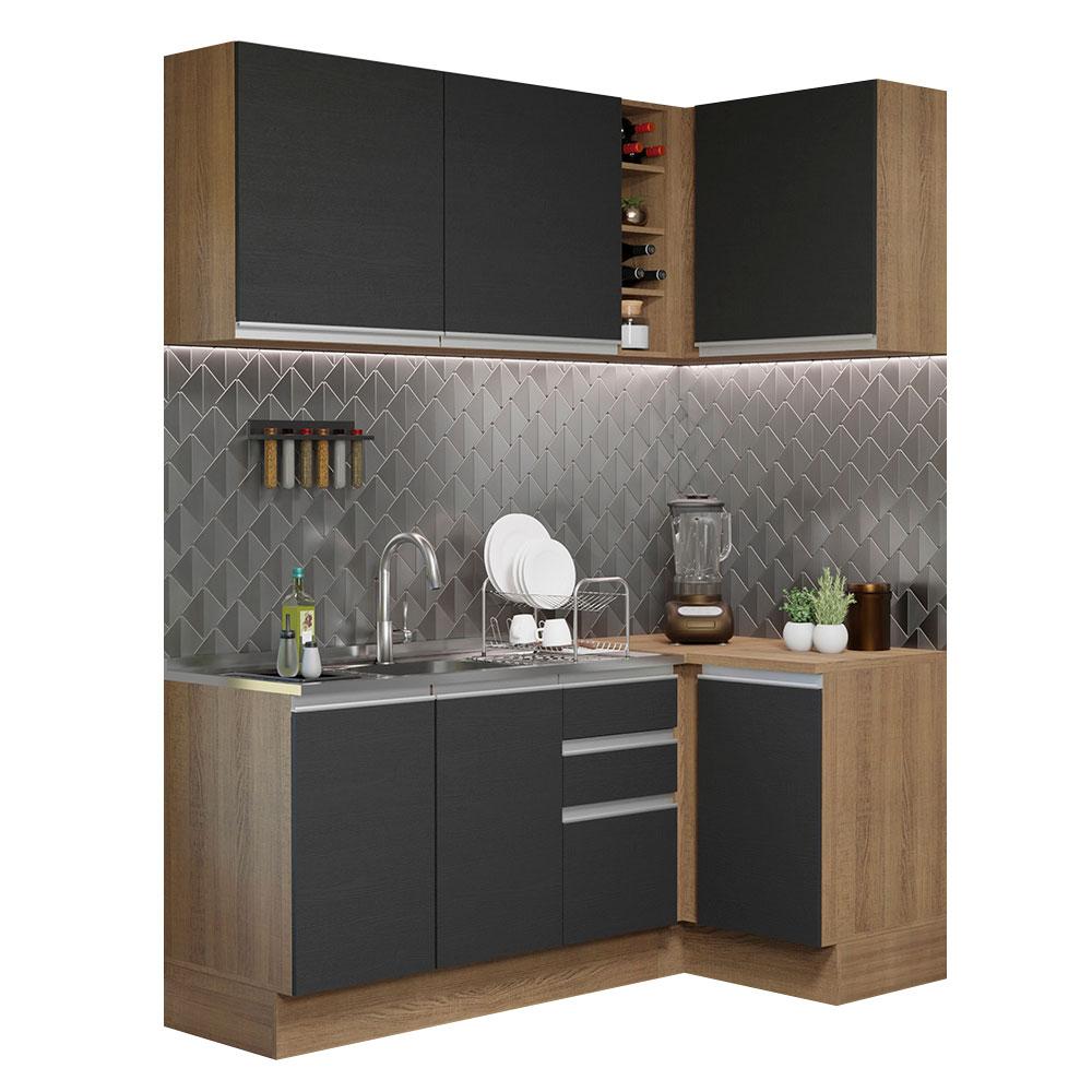 Foto 2 pulgar | Cocina Integral Completa Modular Madesa Glamy 269cm Mn 04