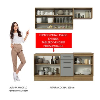 Foto 5 | Cocina Integral Completa Modular Madesa Agata 180cm Mg