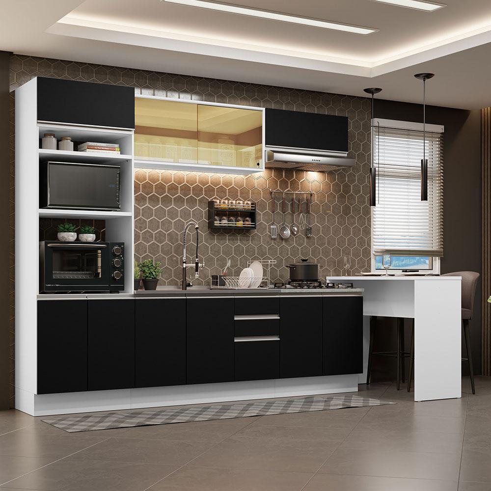 Foto 3 pulgar | Cocina Integral Completa Modular Madesa Glamy 315cm Bn 01
