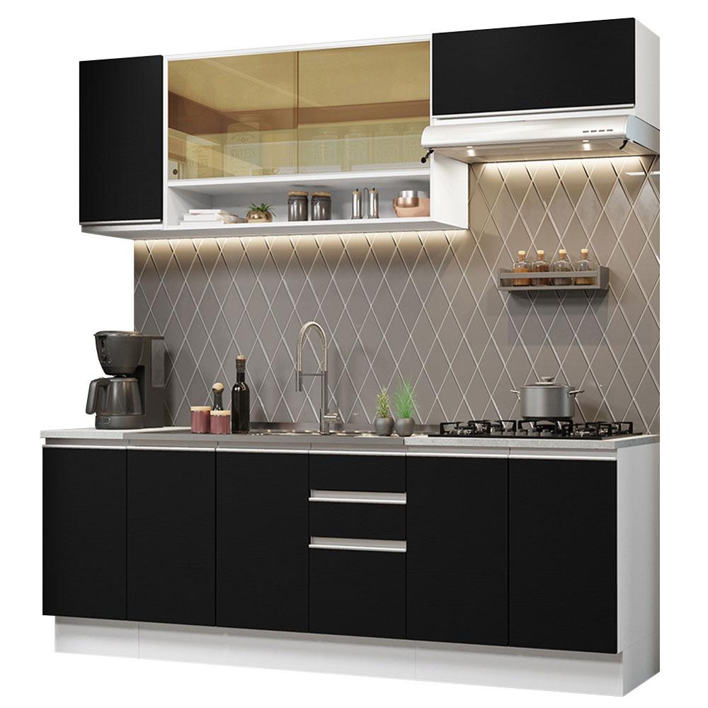 Foto 2 pulgar | Cocina Integral Completa Modular Madesa Glamy 240cm Bn 03