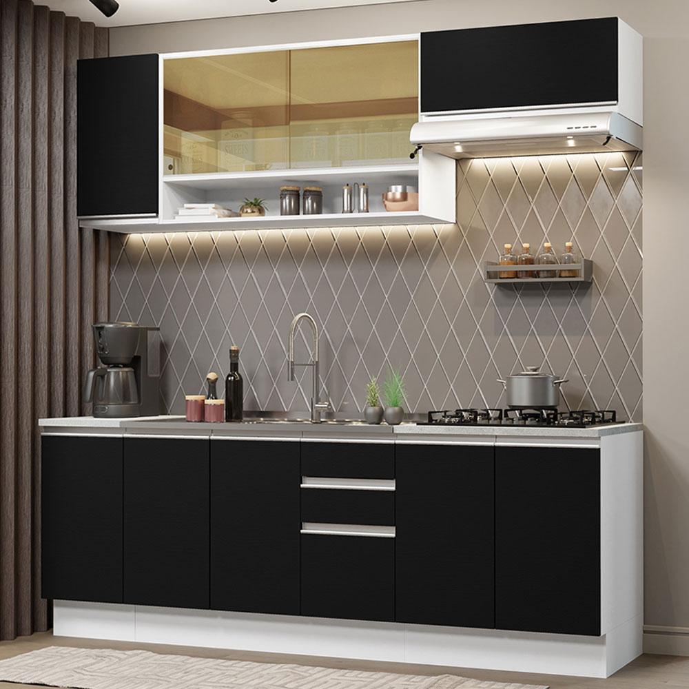 Foto 3 pulgar | Cocina Integral Completa Modular Madesa Glamy 240cm Bn 03