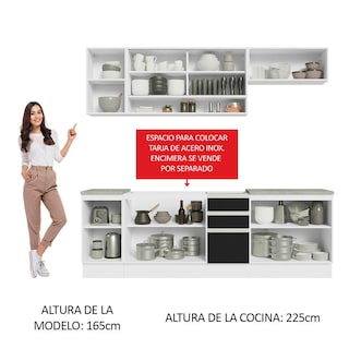 Foto 5 | Cocina Integral Completa Modular Madesa Glamy 240cm Bn 03