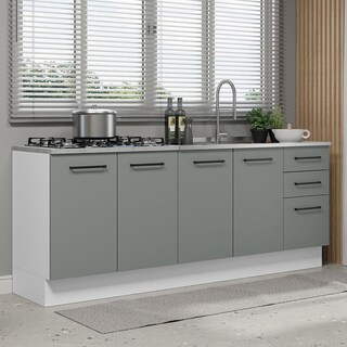 Foto 2 | Cocina Integral Completa Modular Madesa Agata Con Pia 200cm Bg