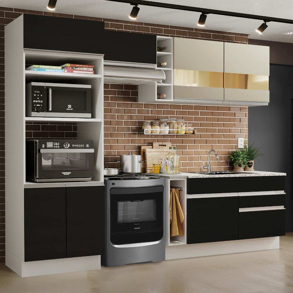Foto 3 pulgar | Cocina Integral Completa Modular Madesa Glamy 270cm Bc