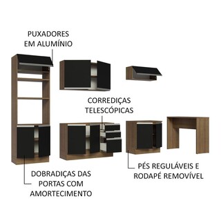 Foto 4 | Cocina Integral Completa Modular Madesa Glamy 315cm Mn 02