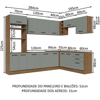 Foto 3 | Cocina Integral Completa Modular Madesa Agata 479cm Mg 01