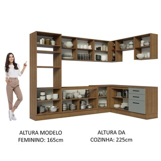Foto 5 | Cocina Integral Completa Modular Madesa Agata 479cm Mg 01