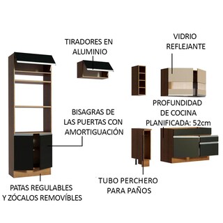 Foto 4 | Cocina Integral Completa Modular Madesa Glamy 270cm Mc