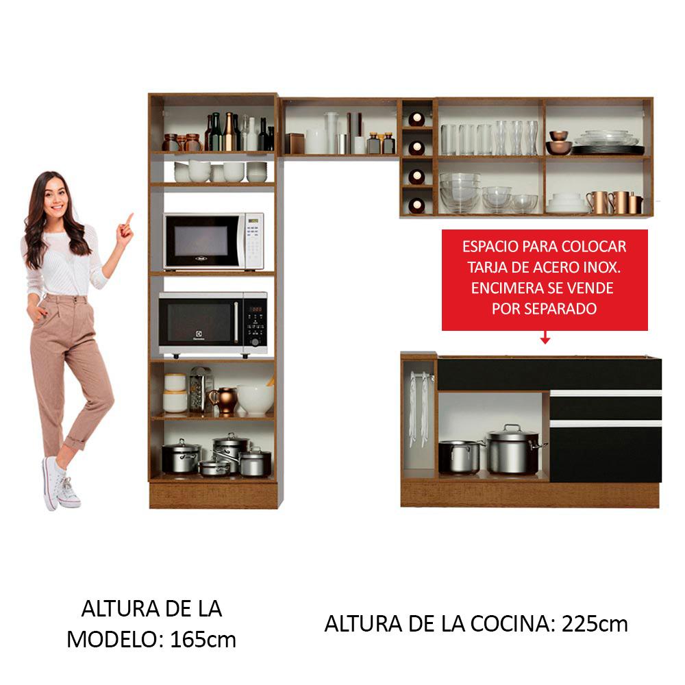 Foto 6 pulgar | Cocina Integral Completa Modular Madesa Glamy 270cm Mc