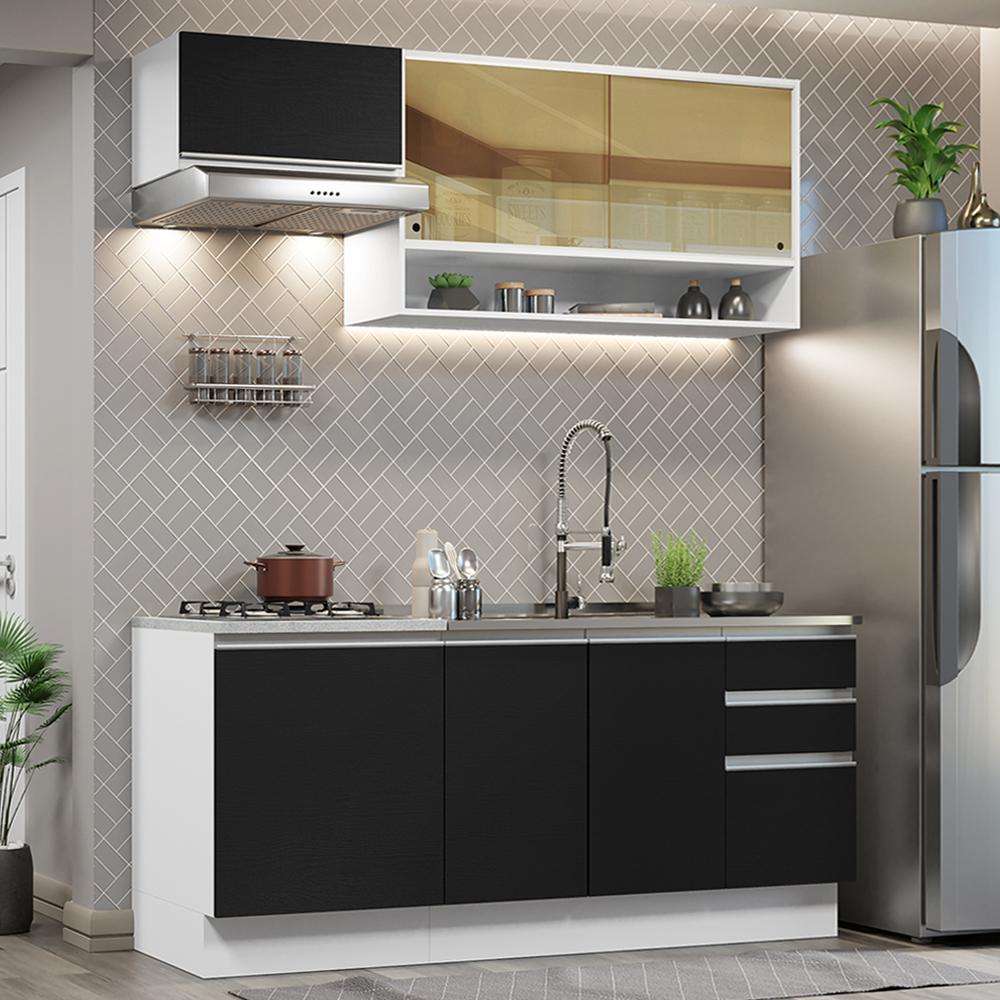 Foto 3 pulgar | Cocina Integral Completa Modular Madesa Glamy 180cm Bn 08
