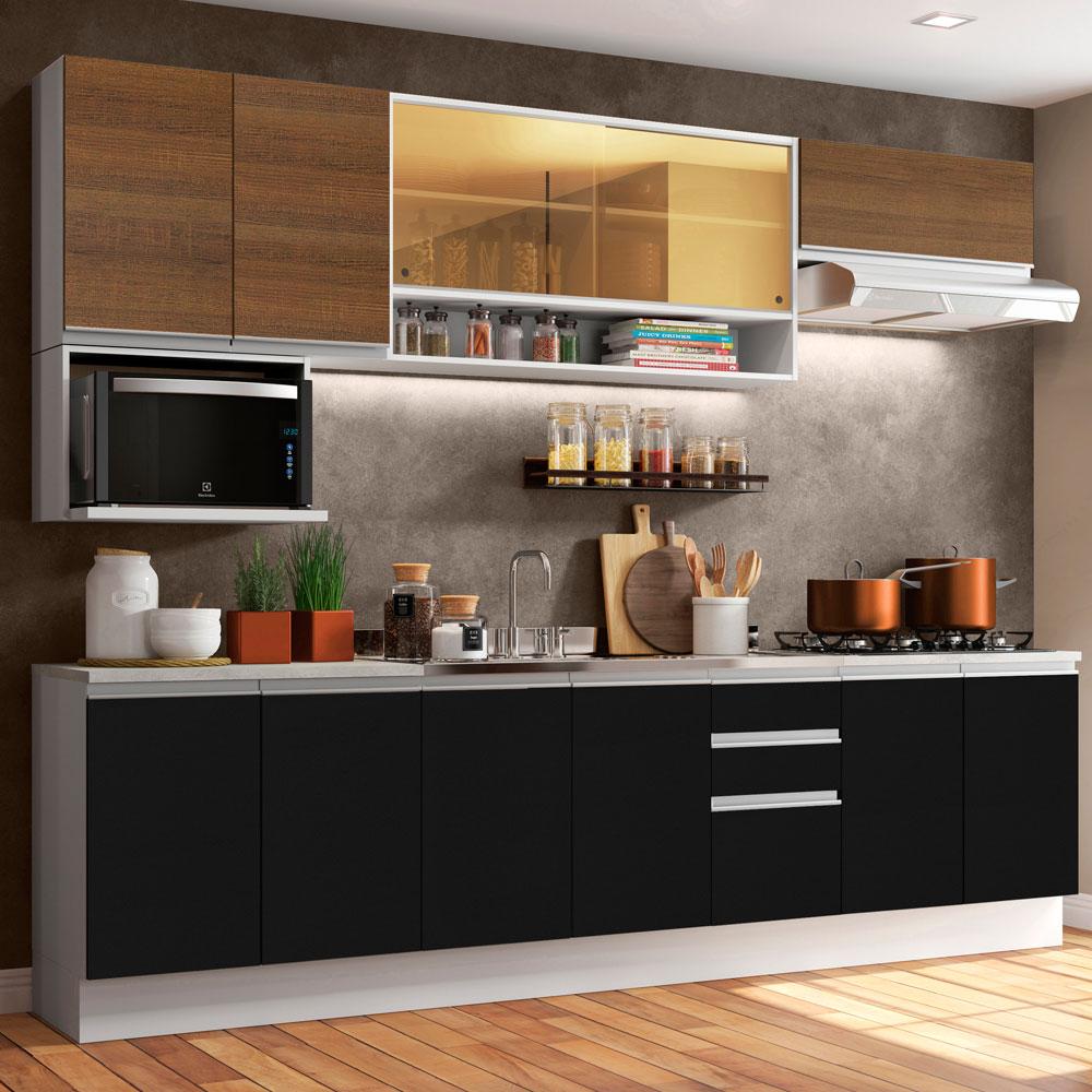 Foto 3 pulgar | Cocina Integral Completa Modular Madesa Genova 280cm Bnm 04