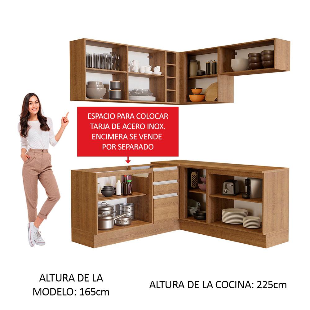 Foto 6 pulgar | Cocina Integral Completa Modular Madesa Glamy 349cm Mm 01