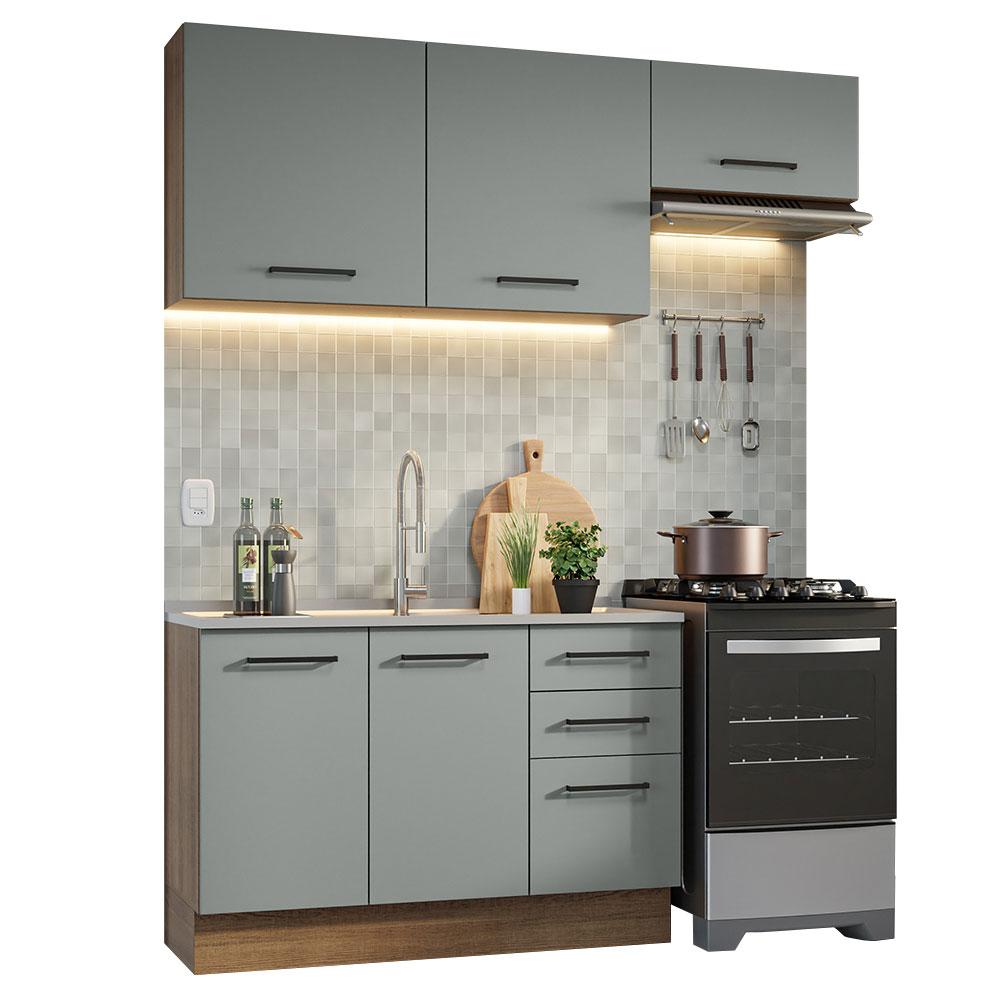 Foto 2 pulgar | Cocina Integral Completa Modular Madesa Agata 180cm Mg 09