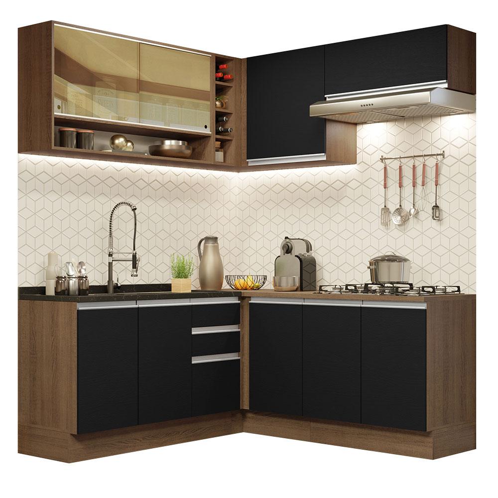 Foto 2 pulgar | Cocina Integral Completa Modular Madesa Glamy 349cm Mn 02