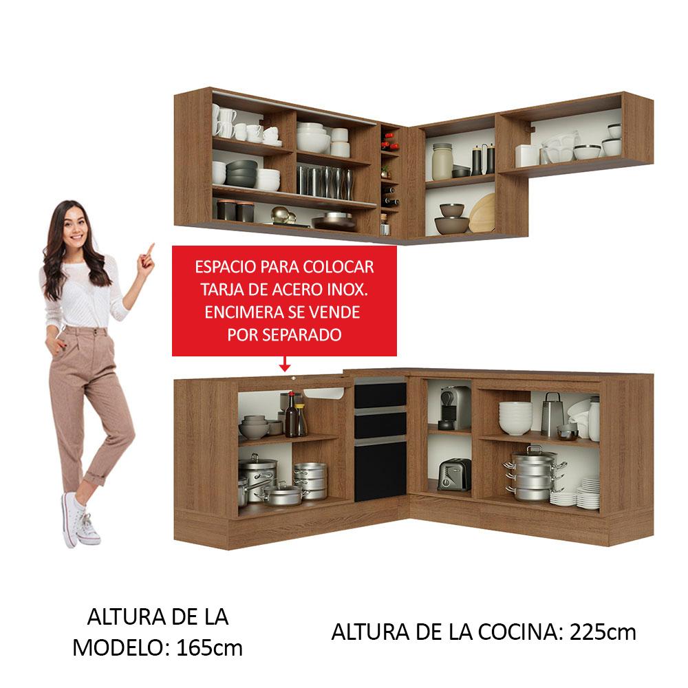 Foto 6 pulgar | Cocina Integral Completa Modular Madesa Glamy 349cm Mn 02