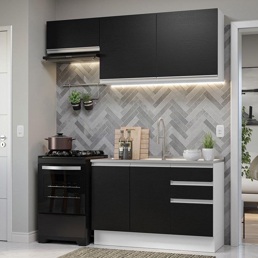 Foto 3 pulgar | Cocina Integral Completa Modular Madesa Glamy 180cm Bn 09