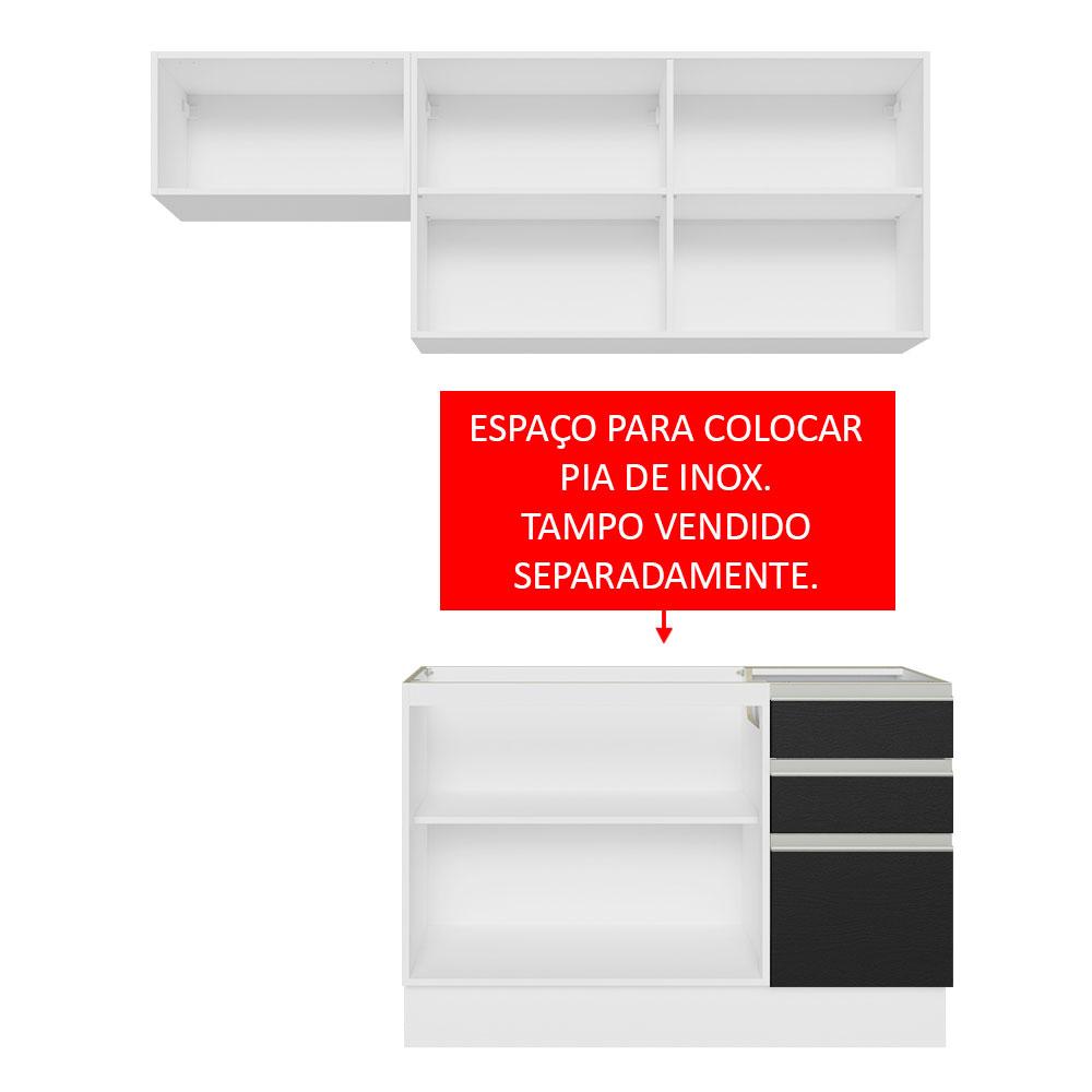 Foto 6 pulgar | Cocina Integral Completa Modular Madesa Glamy 180cm Bn 09