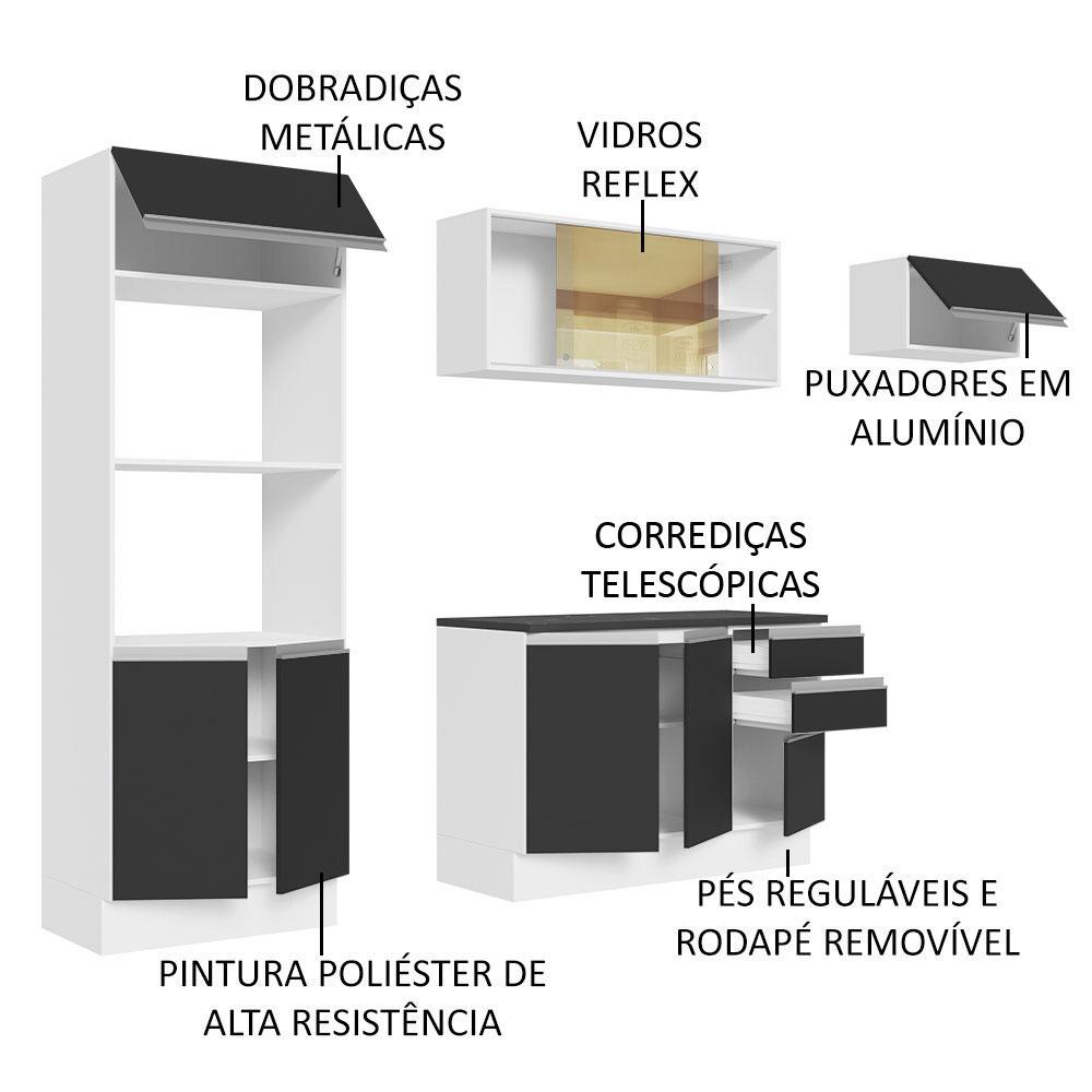 Foto 4 | Cocina Integral Completa Modular Madesa Acordes 250cm Bn 04