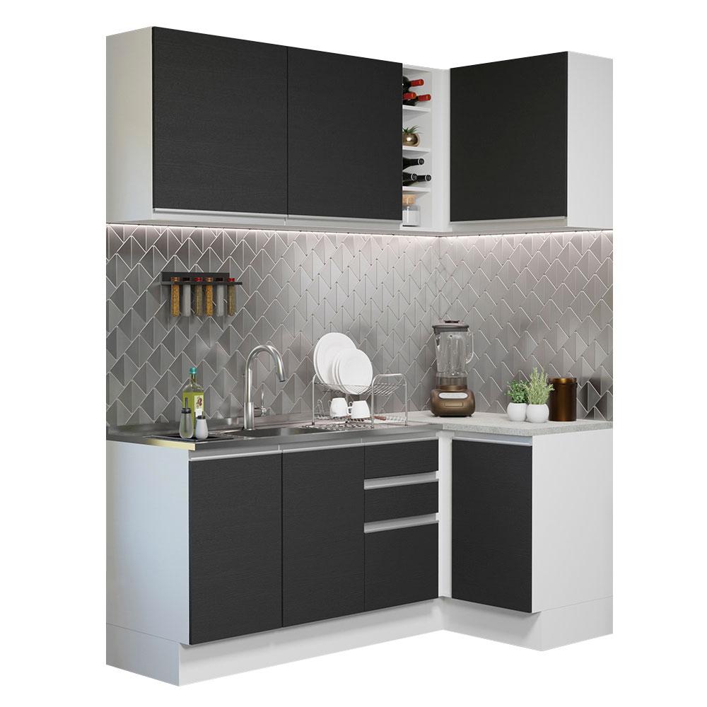 Foto 2 pulgar | Cocina Integral Completa Modular Madesa Glamy 269cm Bn 01