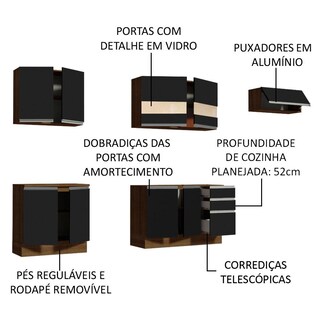 Foto 4 | Cocina Integral Completa Modular Madesa Marcela 280cm Mn 04