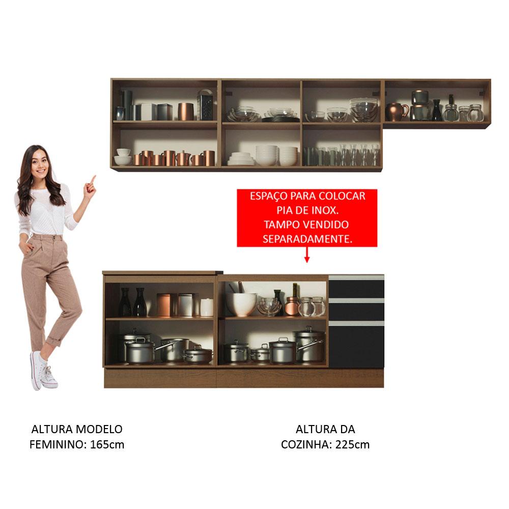 Foto 5 | Cocina Integral Completa Modular Madesa Marcela 280cm Mn 04