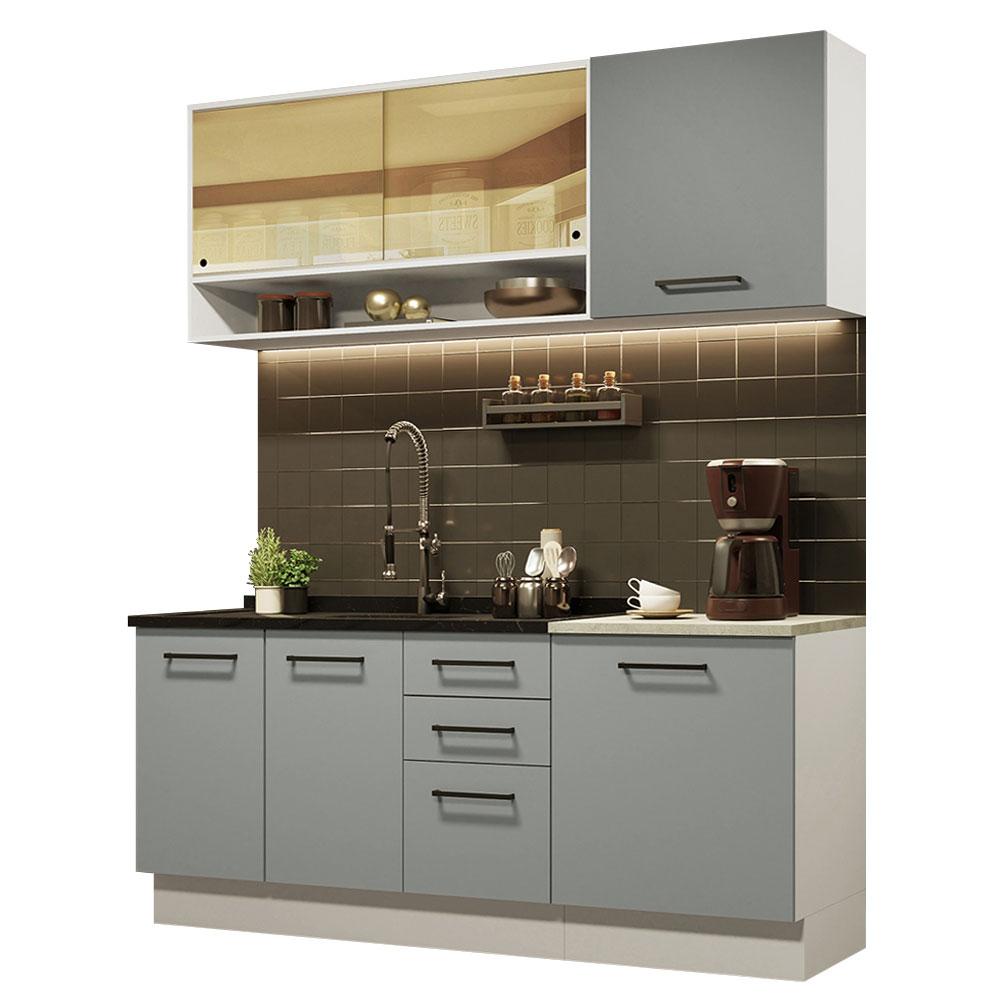 Foto 2 pulgar | Cocina Integral Completa Modular Madesa Agata 180cm Bg 02