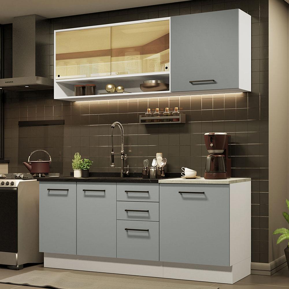 Foto 3 pulgar | Cocina Integral Completa Modular Madesa Agata 180cm Bg 02