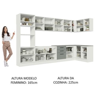 Foto 5 | Cocina Integral Completa Modular Madesa Agata 499cm Bg 01