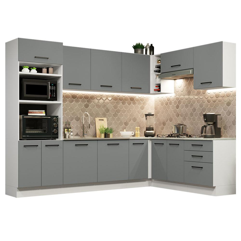 Foto 2 pulgar | Cocina Integral Completa Modular Madesa Agata 479cm Bg 01
