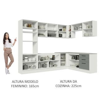 Foto 5 | Cocina Integral Completa Modular Madesa Agata 479cm Bg 01