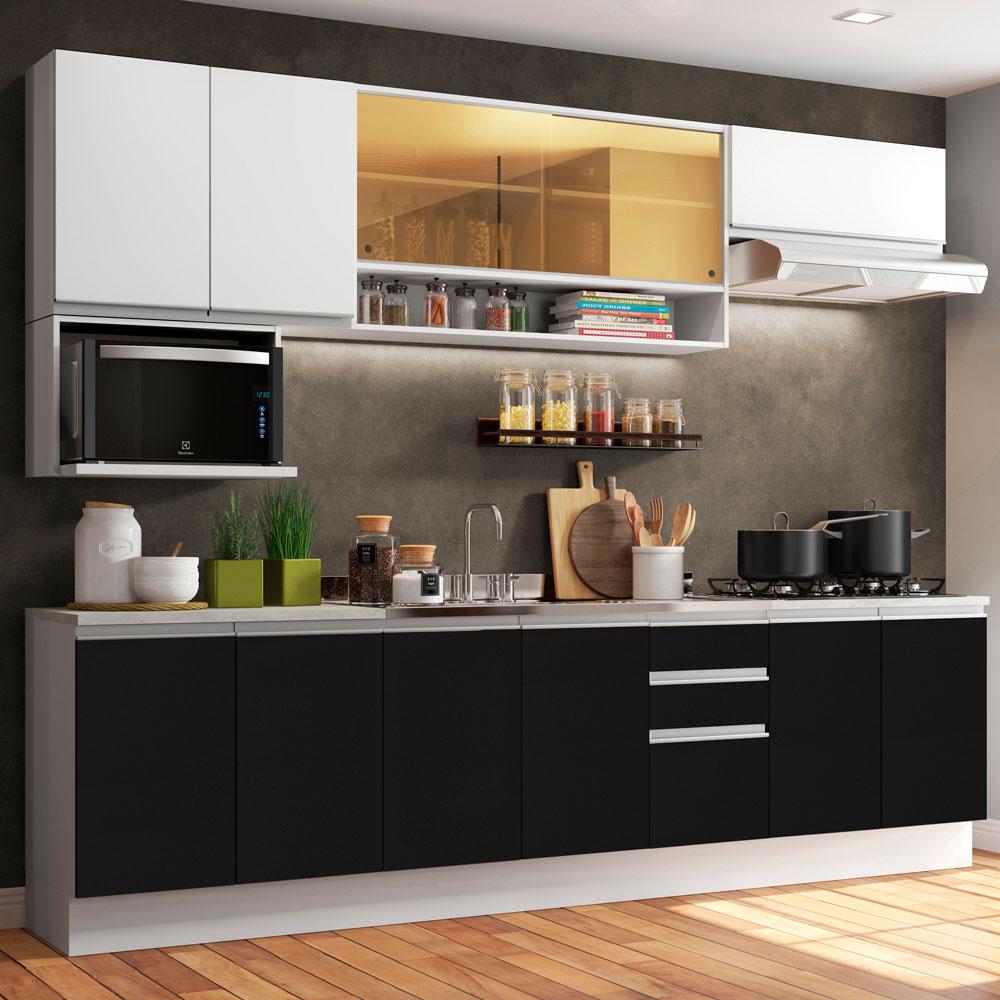 Foto 3 pulgar | Cocina Integral Completa Modular Madesa Genova 280cm Bn 04