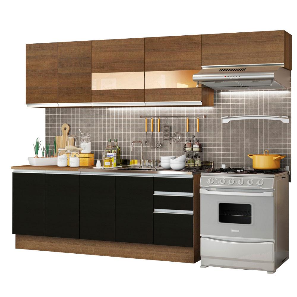 Foto 2 pulgar | Cocina Integral Completa Modular Madesa Marcela 280cm Mn 03