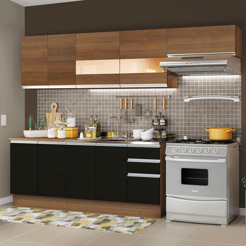 Foto 3 pulgar | Cocina Integral Completa Modular Madesa Marcela 280cm Mn 03