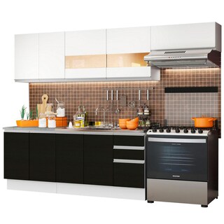 Foto 1 | Cocina Integral Completa Modular Madesa Marcela 280cm Bn 03