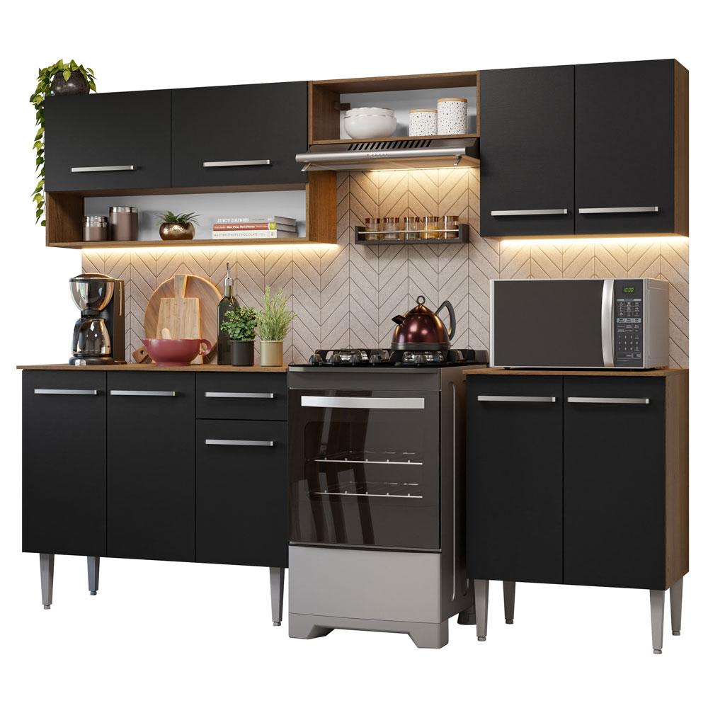 Cocina Integral Completa Modular Madesa Emilly 229cm Mn 15