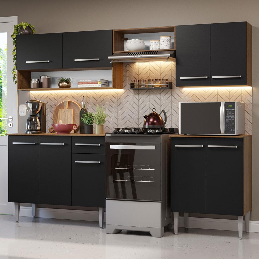 Foto 3 pulgar | Cocina Integral Completa Modular Madesa Emilly 229cm Mn 15