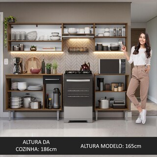 Foto 5 | Cocina Integral Completa Modular Madesa Emilly 229cm Mn 15