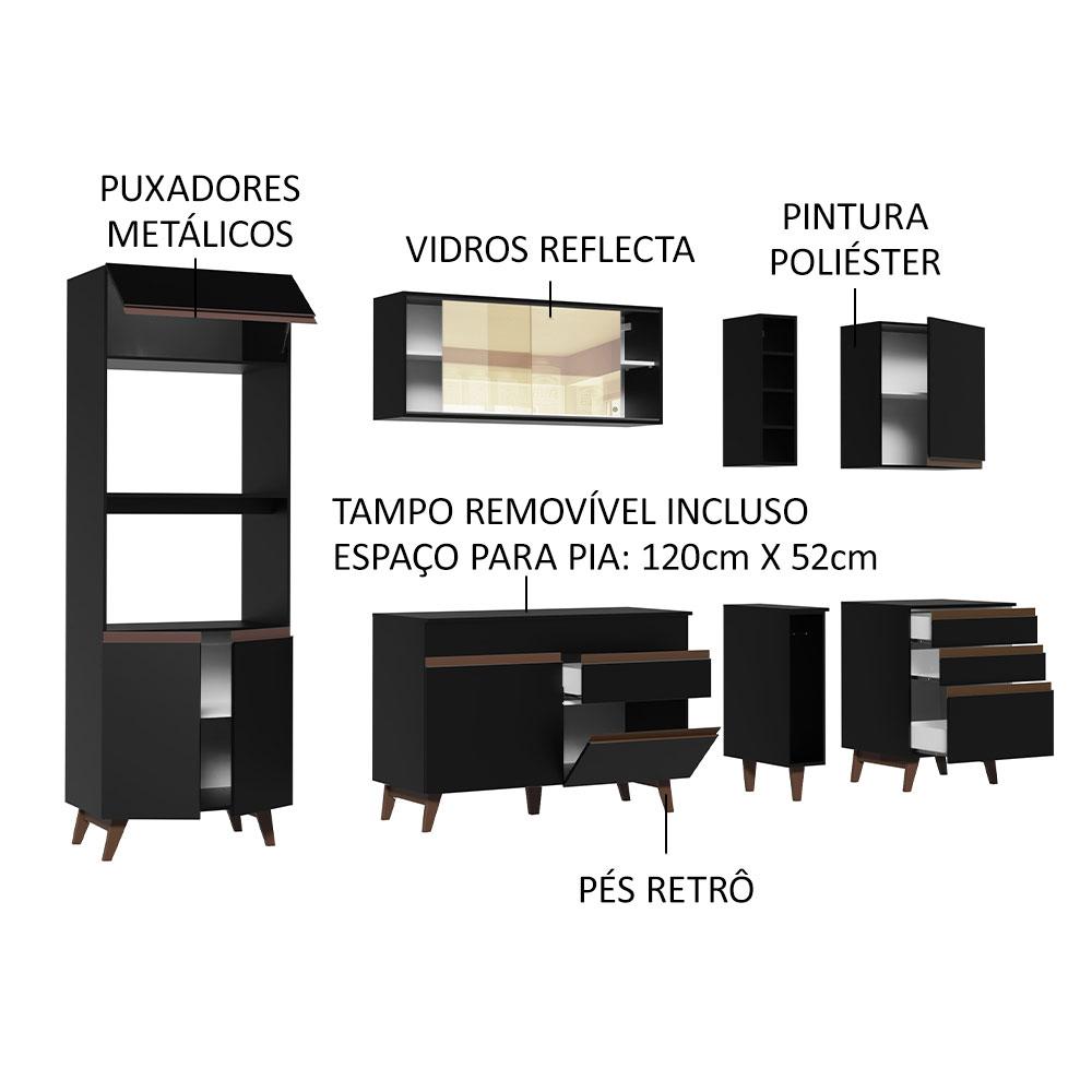 Foto 5 pulgar | Cocina Integral Completa Modular Madesa Reims 270cm Nn 01