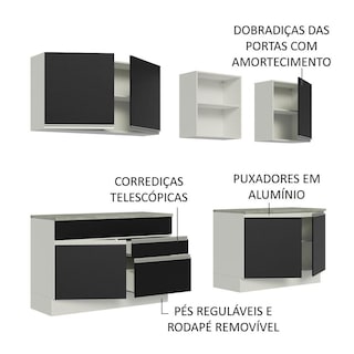 Foto 4 | Cocina Integral Completa Modular Madesa Glamy 240cm