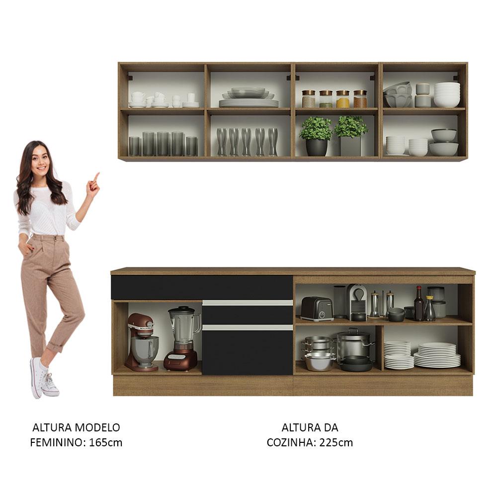 Foto 6 pulgar | Cocina Integral Completa Modular Madesa Glamy 240cm
