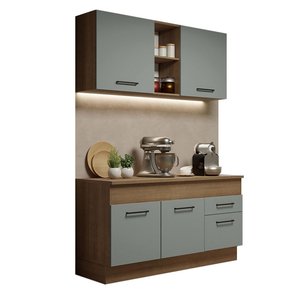 Foto 2 pulgar | Cocina Integral Completa Modular Madesa Agata 150cm Mg 01